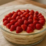 Quer surpreender na ceia? Aprenda a receita de torta de bolacha com morango