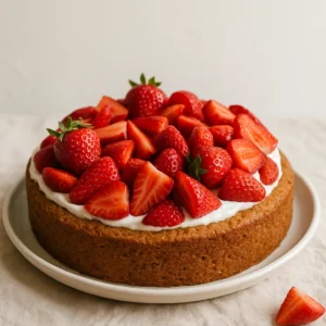 Como fazer um bolo de morango saudável e rápido: sem farinha e sem açúcar