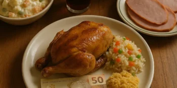 Ceia de Natal com R$ 50: veja cardápio completo e receitas econômicas