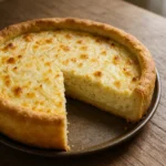 Torta cremosa de queijo com cebola simples: aprenda o passo a passo da receita