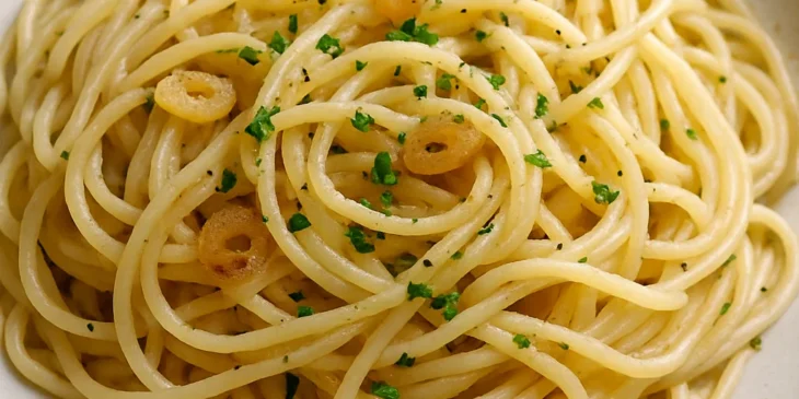 Receita rápida: macarrão alho e óleo cremoso em apenas 15 minutos