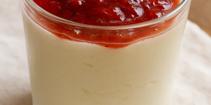 Mousse de Leite Ninho com geleia de morango que salva qualquer ceia de Natal