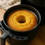 Bolo de milho na airfryer surpreende: 1 detalhe deixa a massa mais alta e macia