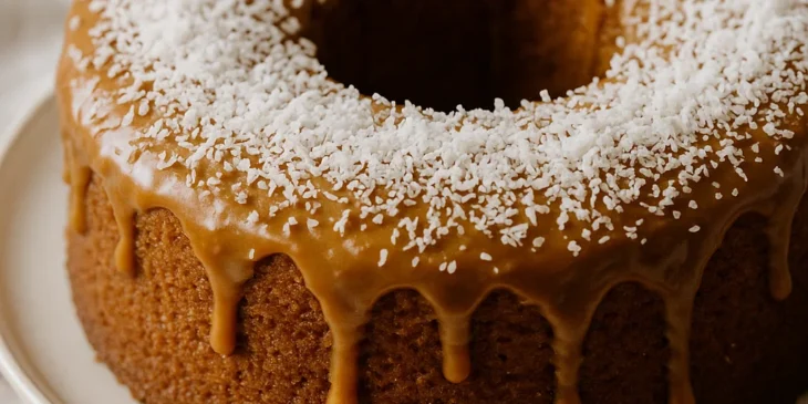 Bolo de doce de leite com coco: receita simples que fica úmida e perfeita sempre