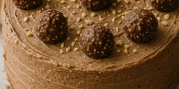 Bolo gelado de Ferrero Rocher: aprenda a receita cremosa que está conquistando todo mundo