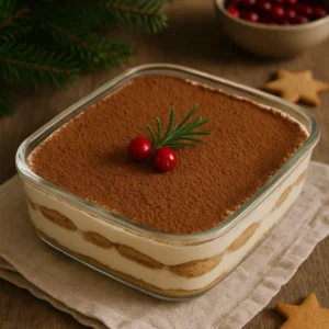 Tiramisu de Natal: o doce clássico que vira destaque imediato na sua ceia