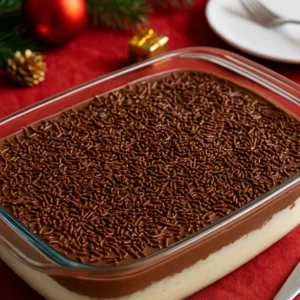 Bolo de prestígio de travessa para o Natal: sobremesa fácil que conquista a família inteira