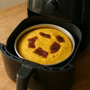 Bolo de milho com goiabada na air fryer: truques simples para deixar fofinho e bem assado