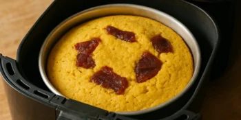 Bolo de milho com goiabada na air fryer: truques simples para deixar fofinho e bem assado