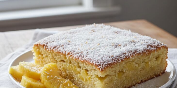 Bolo Gelado de Abacaxi com Coco: receita fácil e irresistível para dias quentes