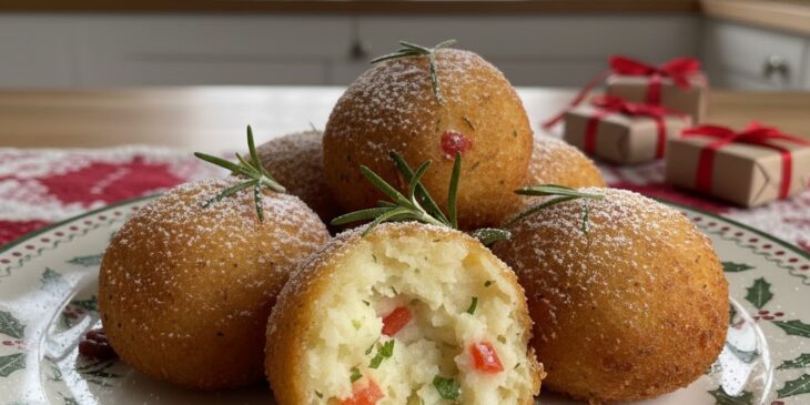 Bolinho recheado com massa de batata: aperitivo de Natal simples que sempre impressiona