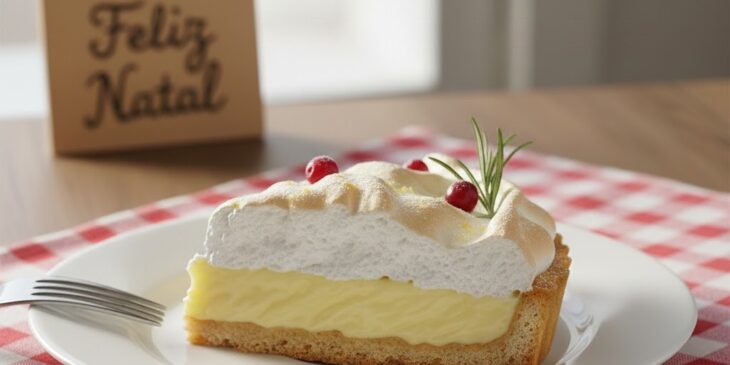 Torta de limão com merengue: receita fácil que vira destaque no Natal e no verão