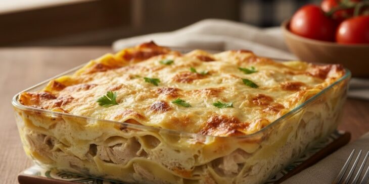 Lasanha de frango com creme branco: receita fácil que fica mais saborosa que as prontas