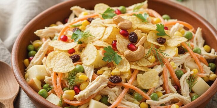 Salpicão de Natal Crocante e Colorido: receita da avó que vira sucesso na ceia