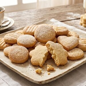 Biscoito amanteigado de leite ninho
