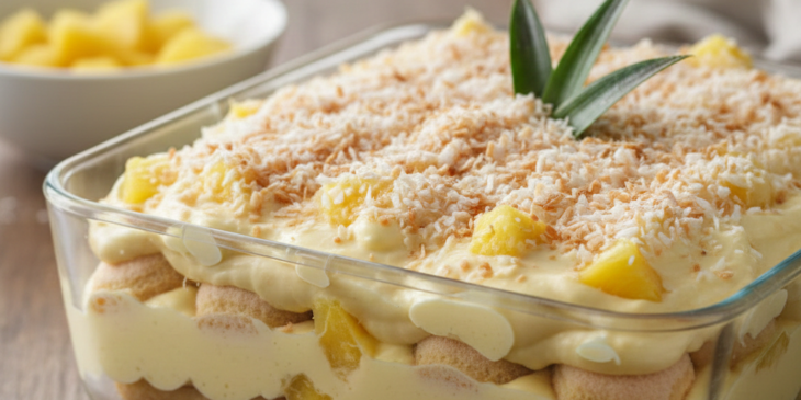 Pavê de abacaxi simples: a sobremesa perfeita para a ceia