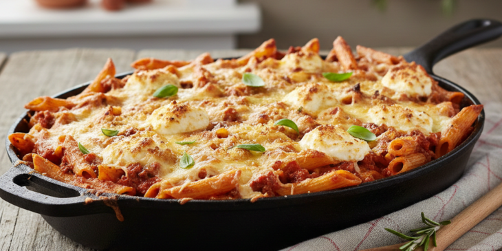 Macarrão de forno fácil: a receita que some da travessa