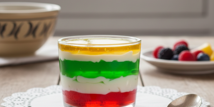 Gelatina colorida tradicional: simples, barata e perfeita para festas