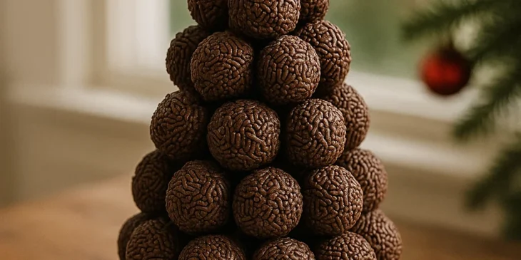 Árvore de brigadeiro para vender no Natal: ideia simples que bomba nas encomendas