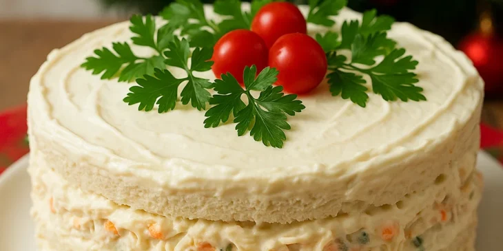 Torta fria de salpicão: a receita refrescante perfeita para a ceia de Natal
