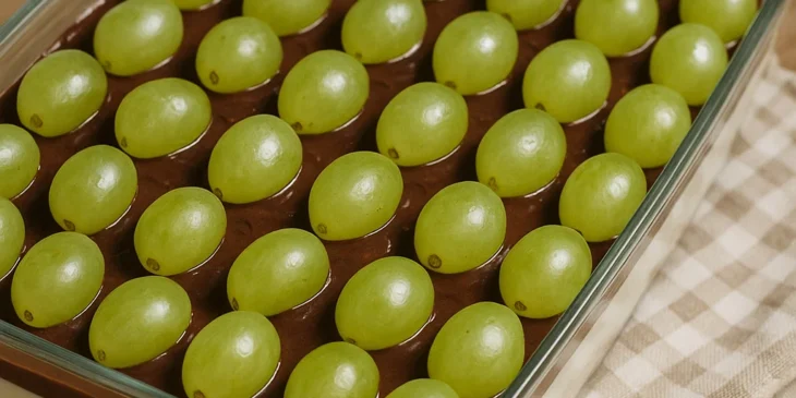 Delícia de uva na travessa: a sobremesa prática que nunca falha no fim de ano