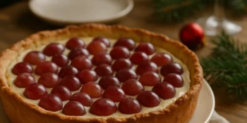 Torta de uva para a ceia de Natal: receita fácil que virou sensação nas festas