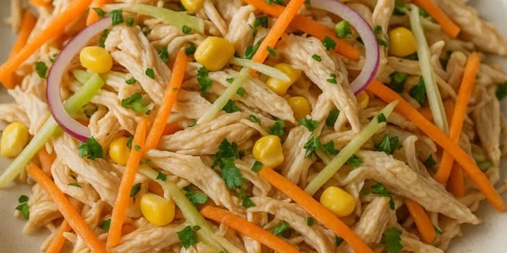 Salpicão de frango sem maionese: receita leve para surpreender no almoço ou jantar