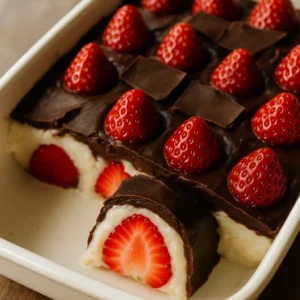 Bombom de morango na travessa: o passo a passo que sempre dá certo