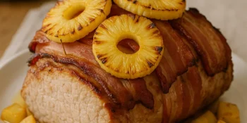 Lombo com abacaxi e bacon: como fazer a versão dourada que vira estrela da ceia