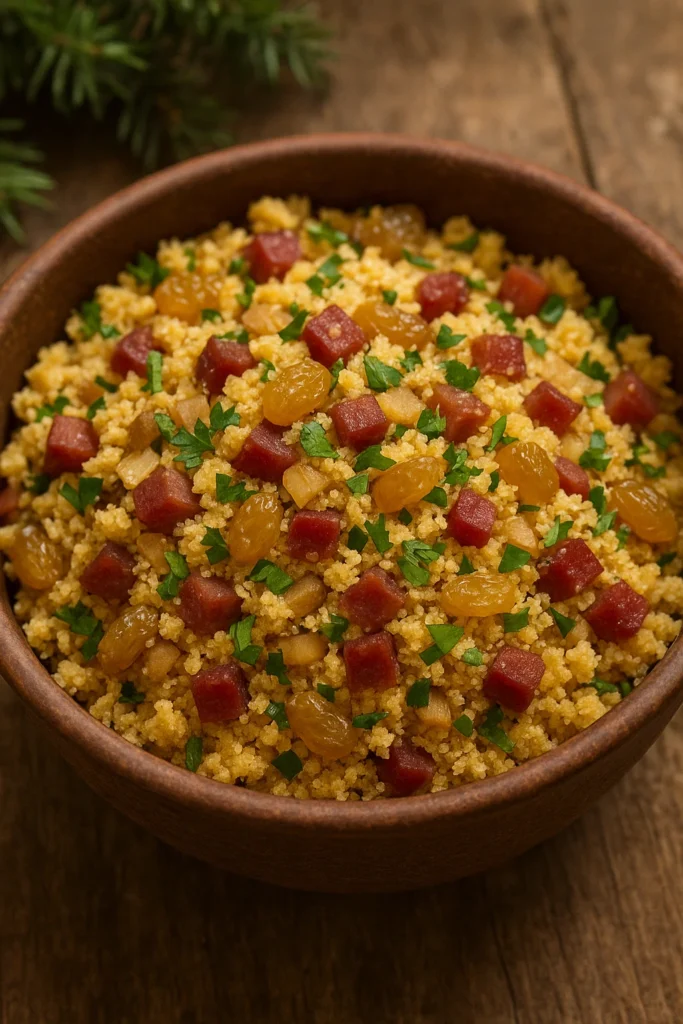 Farofa natalina rápida e deliciosa: aprenda a receita que todo mundo vai querer repetir