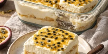 Como fazer pavê de mousse de maracujá fácil e sem forno