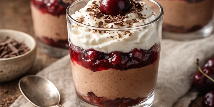 Como fazer Mousse Floresta Negra cremosa para o Natal em poucos passos