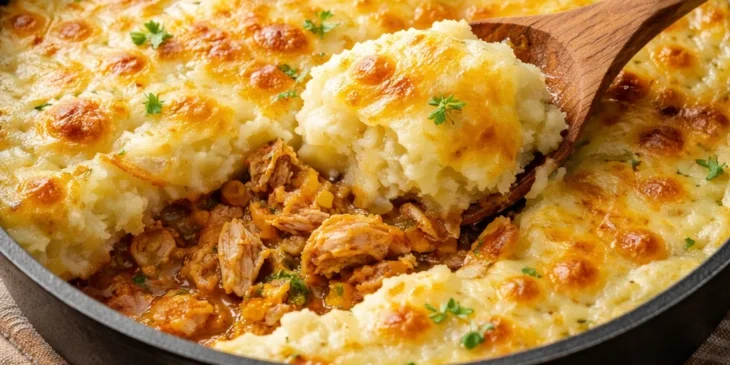 Escondidinho cremoso de frigideira é o jantar fácil para dias cansativos