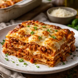 Lasanha tradicional à bolonhesa: o truque simples que evita massa dura