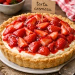 Quer uma sobremesa fácil? Aprenda a fazer torta de morango cremosa