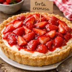 Quer uma sobremesa fácil? Aprenda a fazer torta de morango cremosa