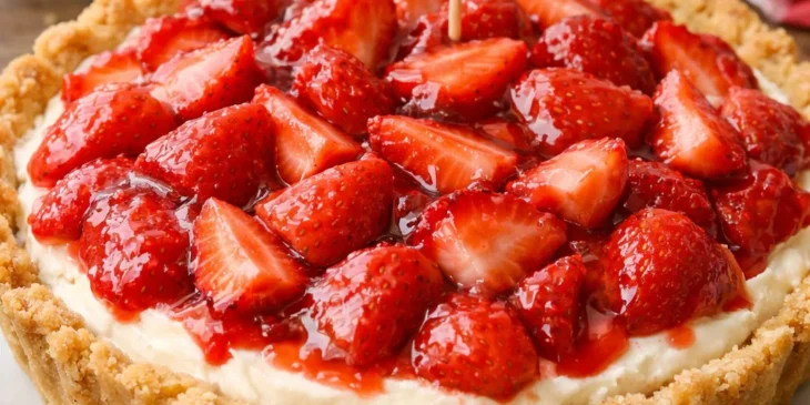 Quer uma sobremesa fácil? Aprenda a fazer torta de morango cremosa