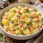 Salada de batata com maionese caseira: receita fácil, cremosa e tradicional