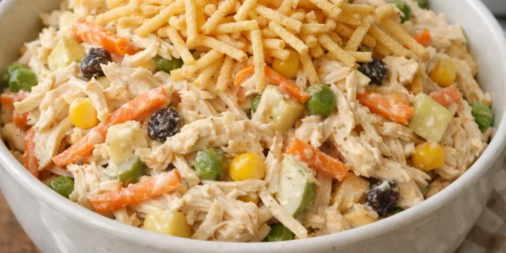 Salpicão de frango simples e rápido: faça hoje e sirva perfeito