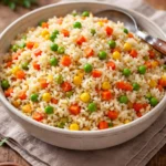 Arroz à grega simples: receita fácil e colorida para o dia a dia
