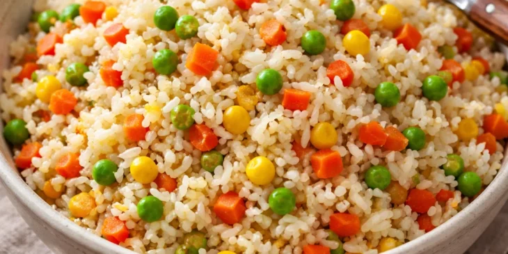 Arroz à grega simples: receita fácil e colorida para o dia a dia