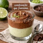 Mousse de chocolate e limão em camadas: sobremesa fácil, cremosa e refrescante