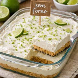 Torta de limão na travessa sem fogo: receita simples e irresistível