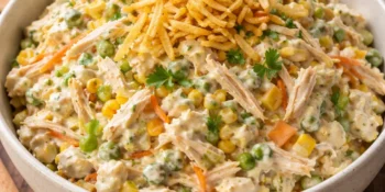 Salpicão de frango cremoso sem maionese: a receita leve que funciona o ano todo