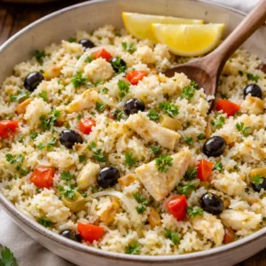 Como fazer arroz com bacalhau usando sobras da ceia