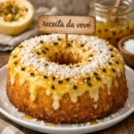Bolo de maracujá com coco: receita antiga, fácil e impossível de errar