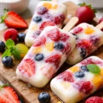Picolé de iogurte com frutas naturais: receita saudável para o verão