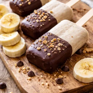 Picolé de banana com chocolate: receita rápida, saudável e sem açúcar