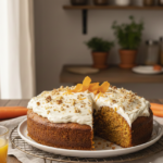 Bolo de cenoura de Gisele Bündchen sem farinha de trigo