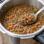 Lentilha na panela de pressão: o tempo certo para não desmanchar